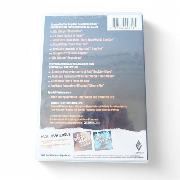 METAL MANIA - Stripped Across America LIVE - All Metal, All Acoustic (2005) DVD - Picture 2 of 7